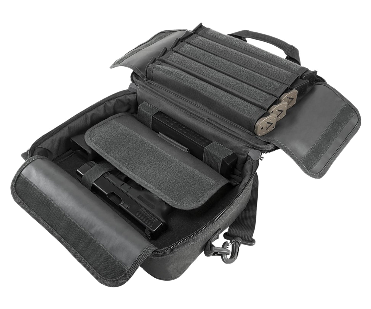 NC CPDX2971U     DBL PISTOL RANGE BAG URBAN GRAY