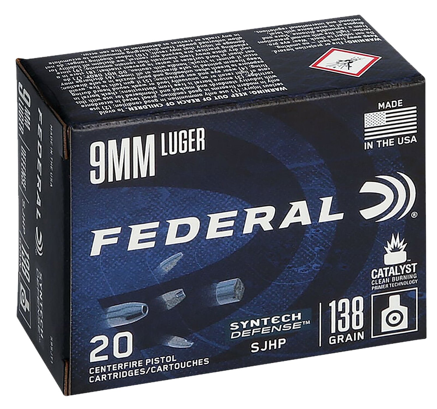 FED S9SJT1         9MM      138 SYNTECH DEF  20/10