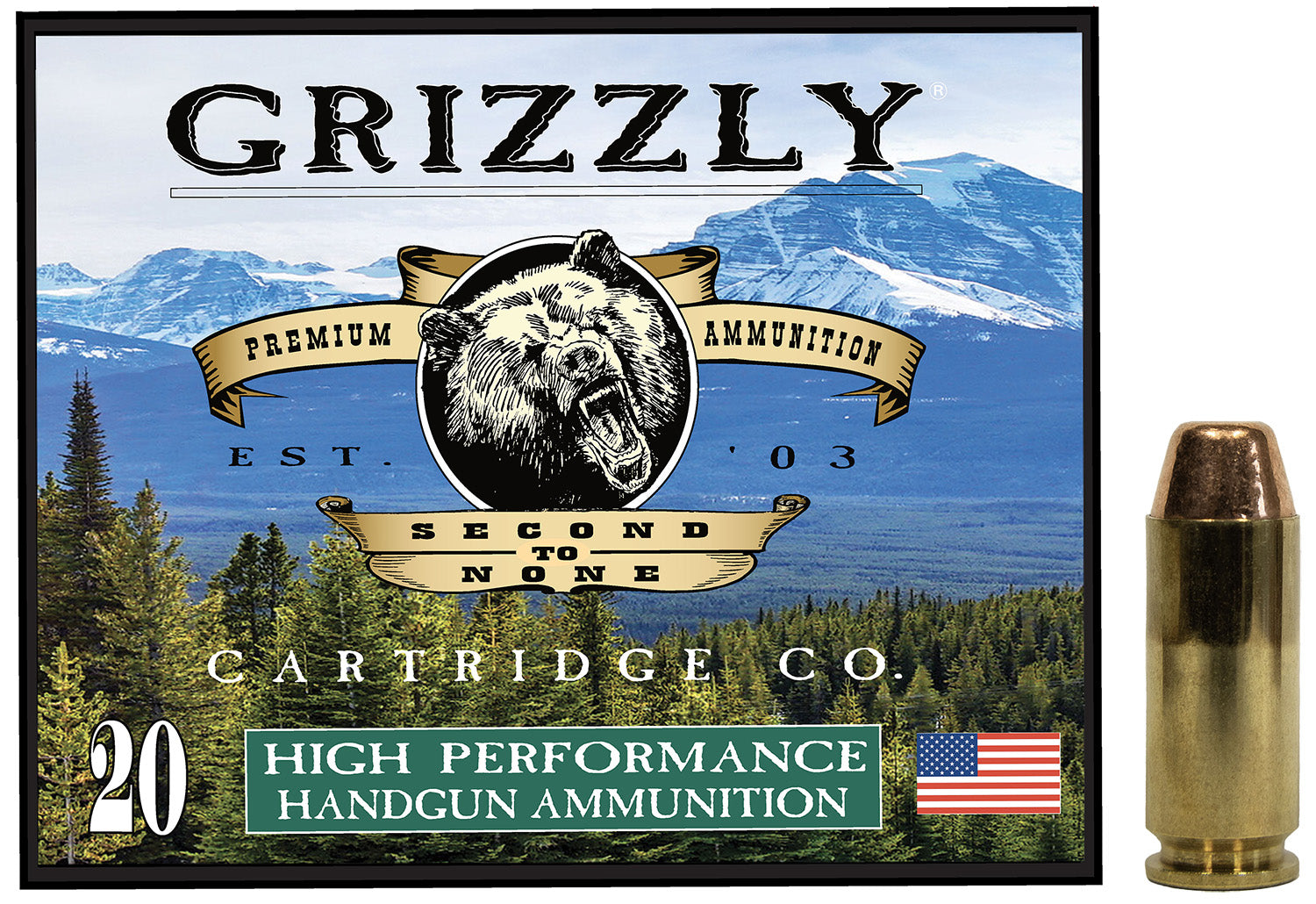 GRIZZLY GC10CM2   10MMAUTO 200GR FMJ-FP      20/10