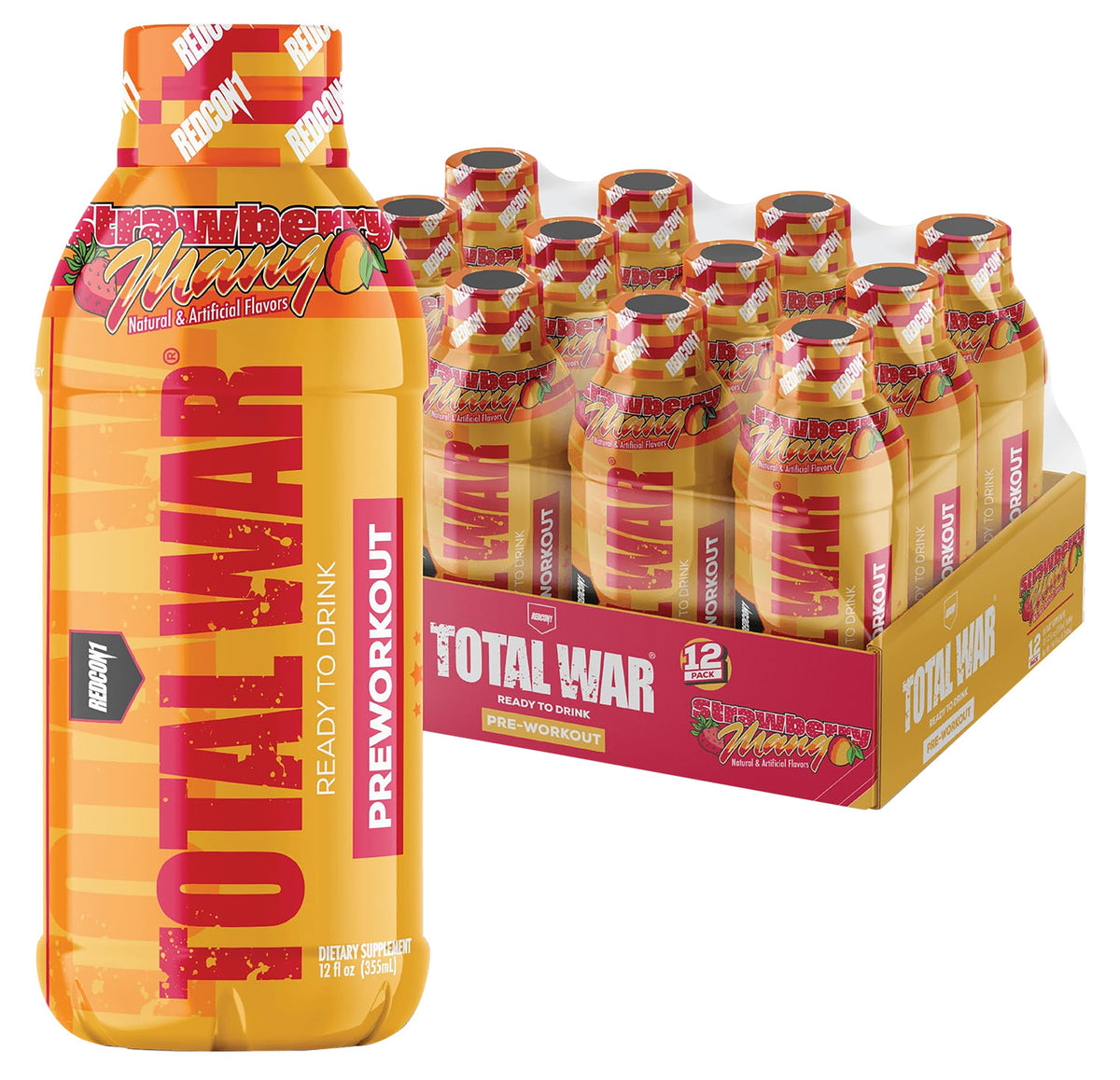 REDCON1 RC1TWRTDSM12  TOTALWAR RDY2DRINK STRWB MNG