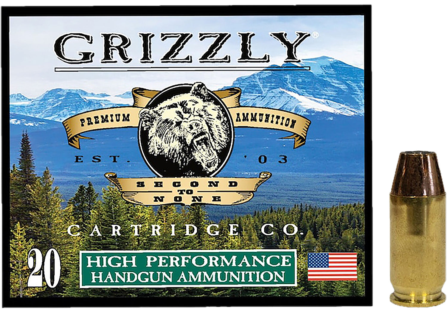 GRIZZLY GC45A+P8    45AUTO+P 230GR JHP       20/10