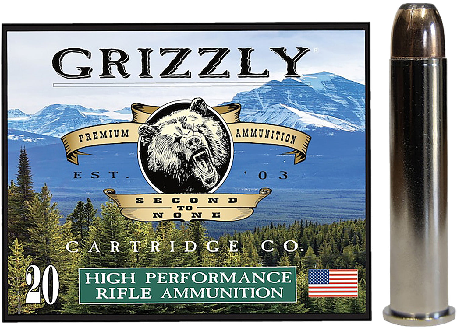 GRIZZLY GC45/70+P3  45-70+P  350GR BONDED FP 20/10