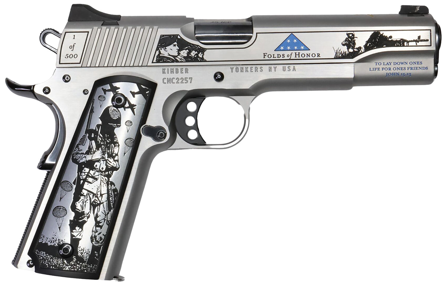 CNC CNCFOLDSHONOR  KIMBER 1911 45   FOLDS OF HONOR