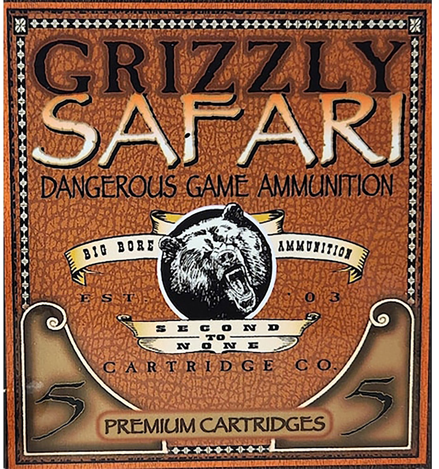 GRIZZLY GC416RG5   416RIGBY      400GR SOLID  5/10
