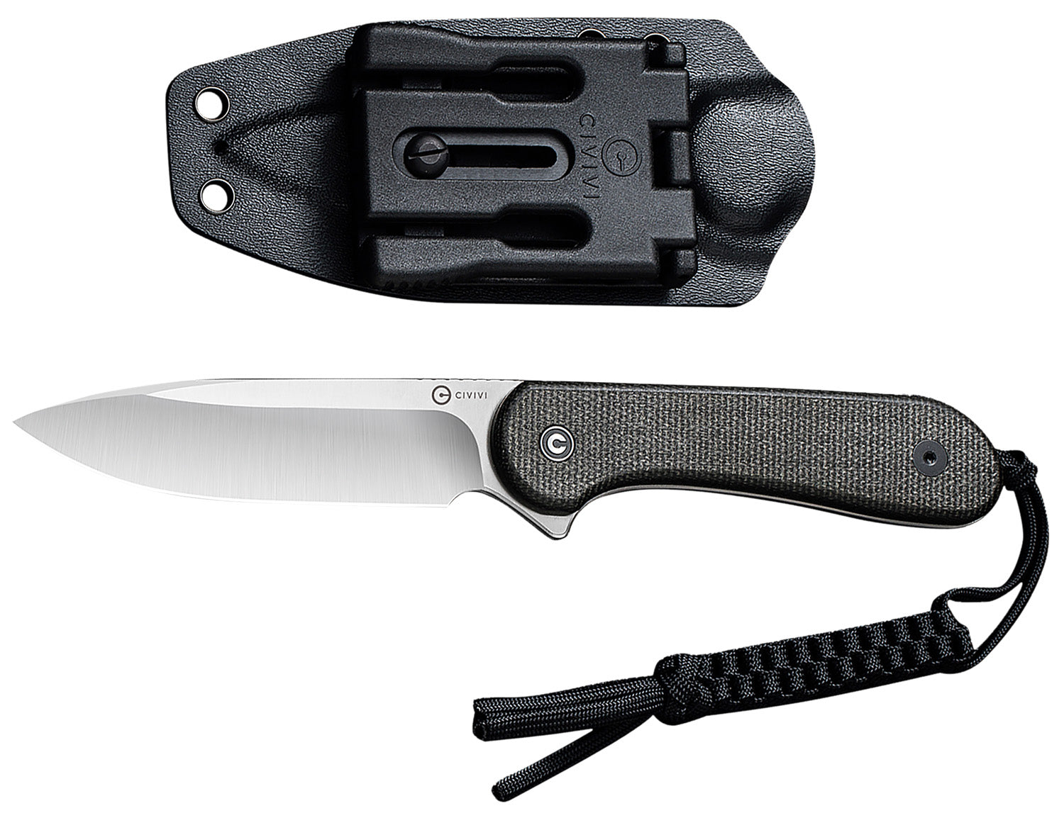 CIVIVI C2105B       FIXED BLADE ELEM    3.98 DKGRN