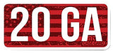 MTM CL20GA       AMMO CALIBER LABELS - 20 GA.