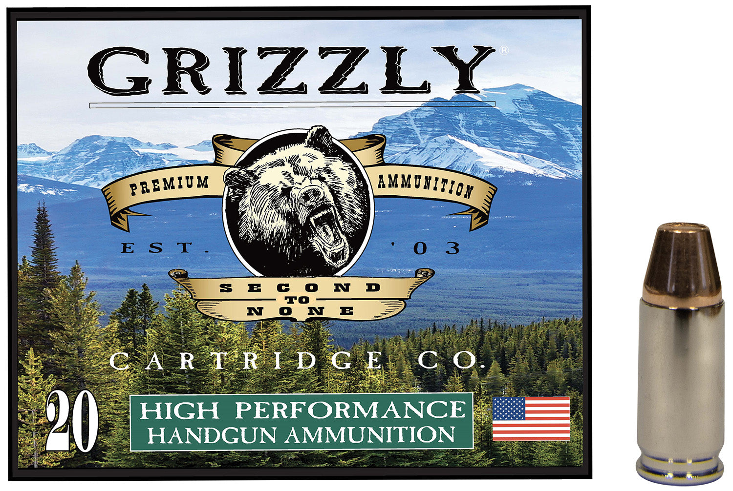 GRIZZLY GC9M+P2    9MM+P     147GR FMJ-FP    20/10