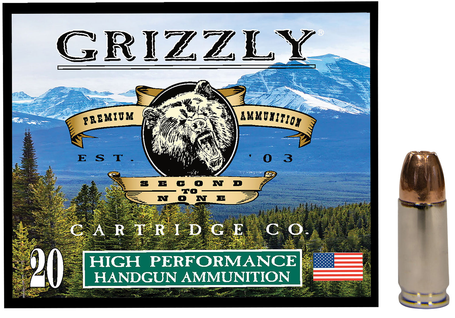 GRIZZLY GC9+P+CM9  9MM+P+    115GR JHP       20/10