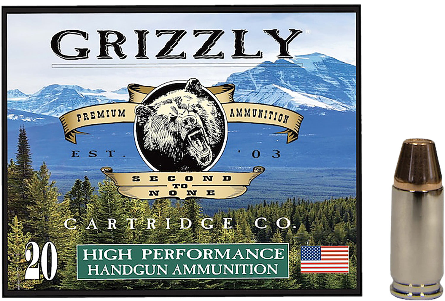 GRIZZLY GC9+P+4    9MM+P+    124GR FMJ-FP    20/10