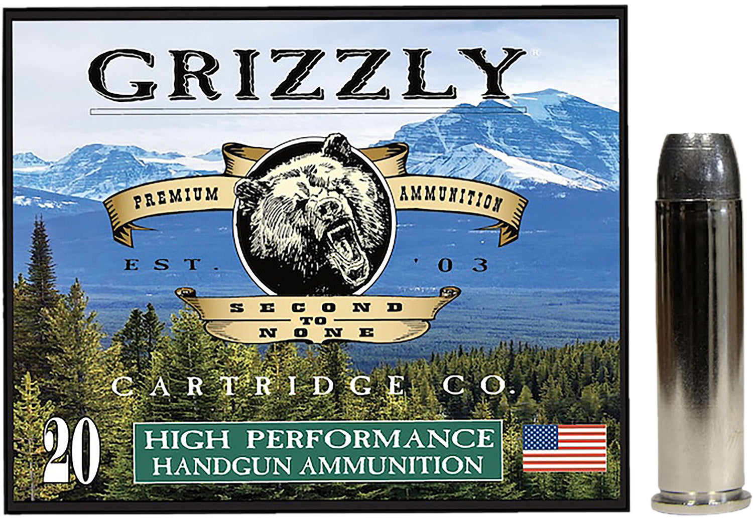 GRIZZLY GC357M12  357MAG   180GR WFNGC       20/10
