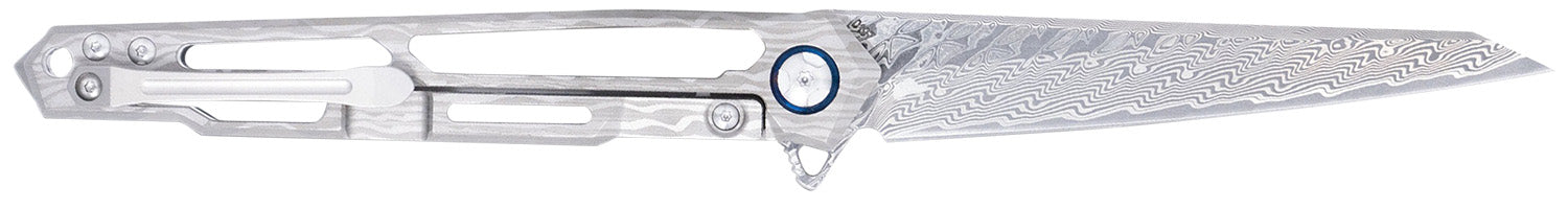 COBRA CTGSTDAMWNS    GHOST FRAME LOCK DAMASCUS