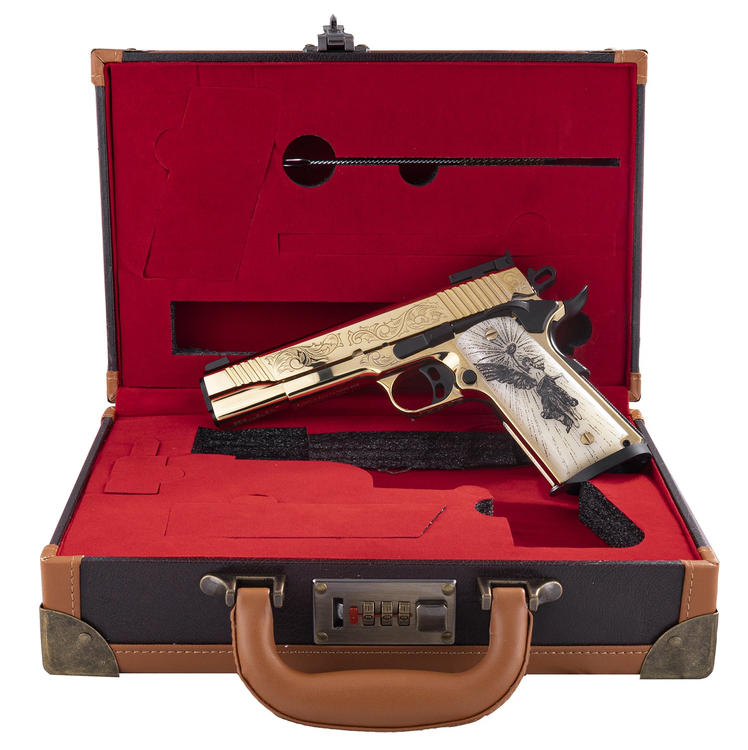 EAA 391093 GIRSAN MC1911 GOLD 38SUP ENGRAVED