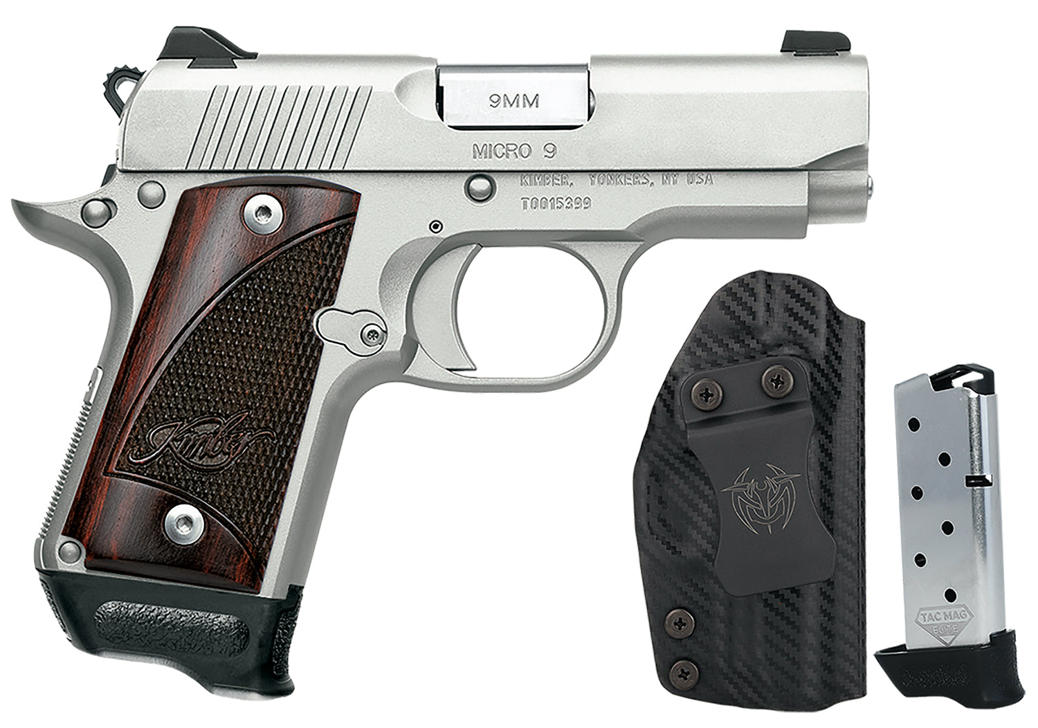 KIMBER 3300255 MICRO 9 SS RSWD  9MM 3.15