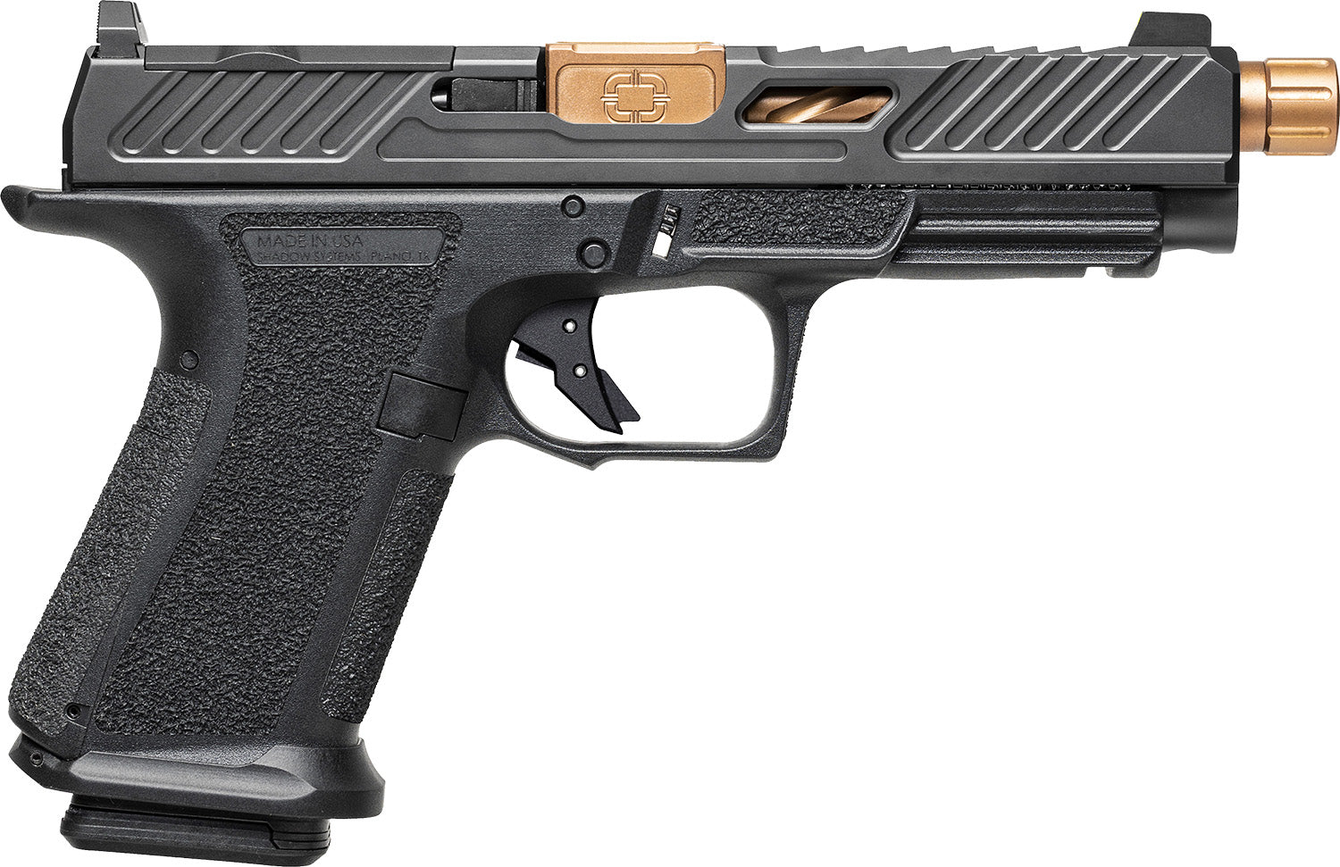 SHADOW SS-1025-B    BLEM MR920L ELT 9MM    BLK/BRZ