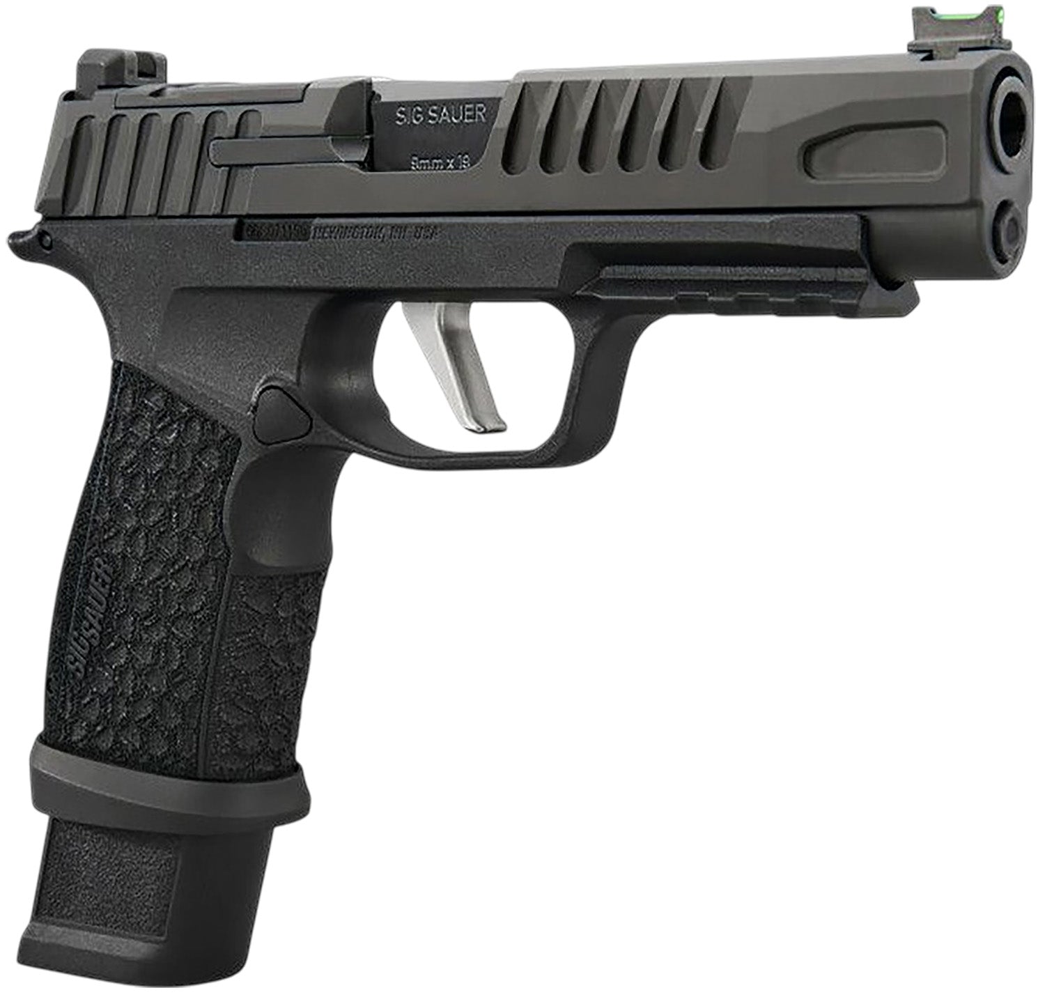 SIG 365AXGF9BFO     P365 FS 9M 4.3 17/21R AXG BLK