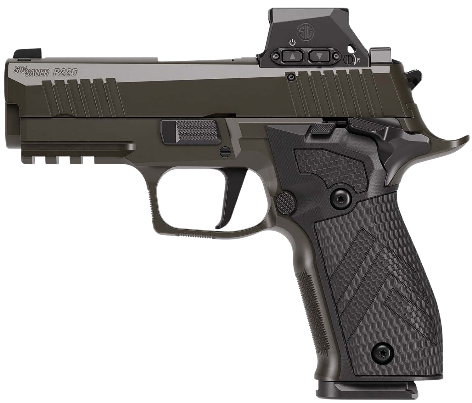 SIG 226XCA9LEGIONSAORXSL P226 9MM 3.8  LOC SOA 18R