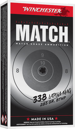 WIN S338LM2    338 LAPUA MAG 285 BTHP        20/10