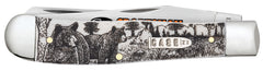 CASE 81223 SPORTSMAN SERIES NATURAL BONE BEAR