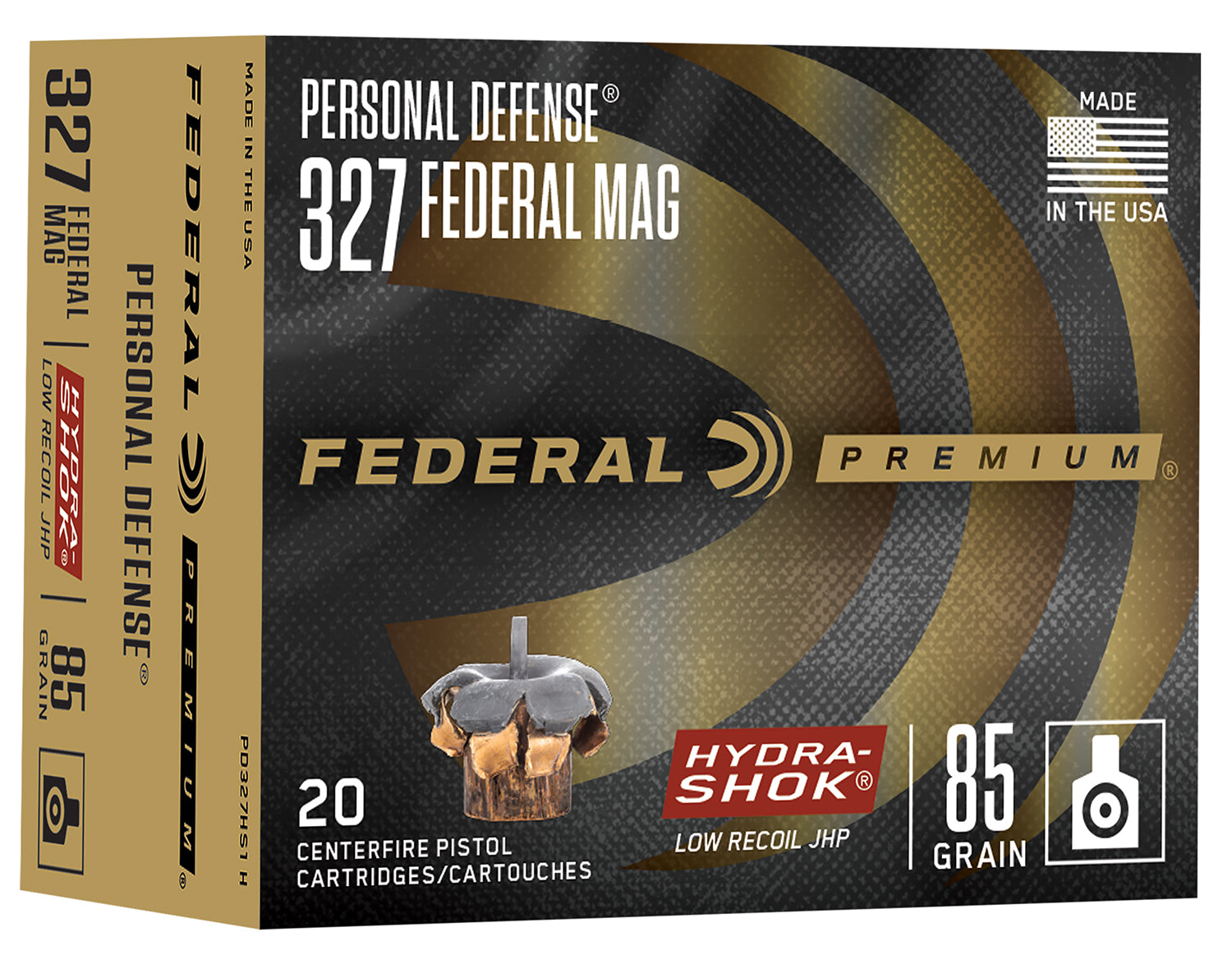 FED PD327HS1 H   327MAG 85GR HYDRA-SHOK JHP  20/10