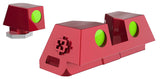 CROSS CRGSS-RD      FIBER OPTIC STD HEIGHT GLK RED