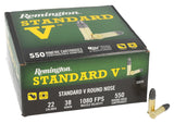 REM R20988 22LR 38GR STANDARD V LRN 550/12
