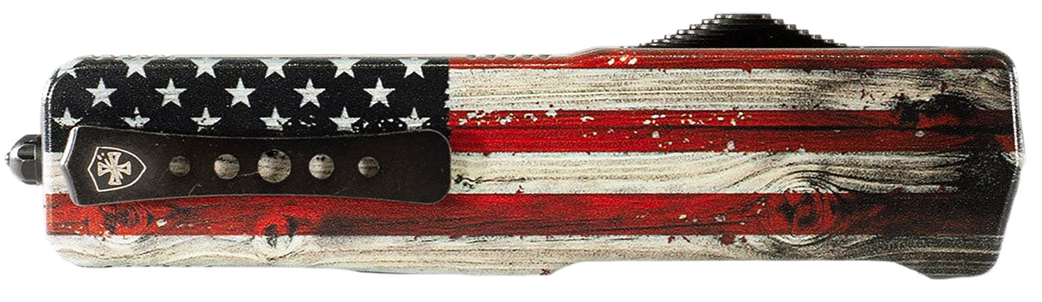 TEMP MZWUS121  SLIM PREM WOOD US FLAG DAGGER BLK