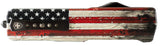 TEMP MZWUS121  SLIM PREM WOOD US FLAG DAGGER BLK