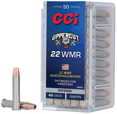 CCI 22WMRUP   22WMR 40GR UPPERCUT JHP  50/40