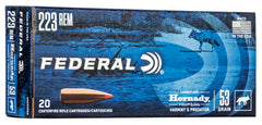 FED V223VM53     223REM 53GR HORNADY V-MAX   20/10