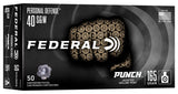 FED PD40P1G      40S&amp;W 165GR PUNCH JHP       50/10