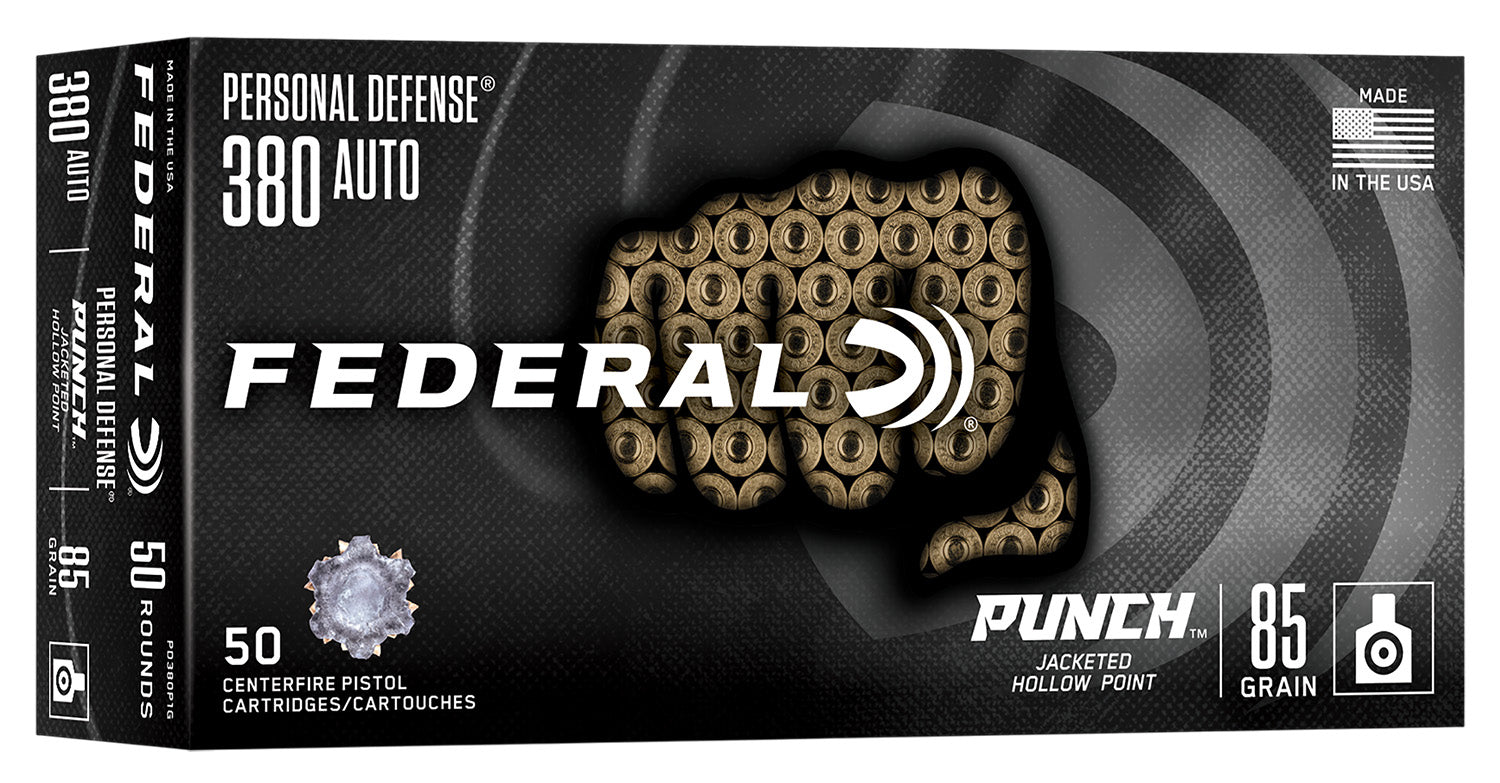 FED PD380P1G     380AUTO 85GR PUNCH JHP      50/10