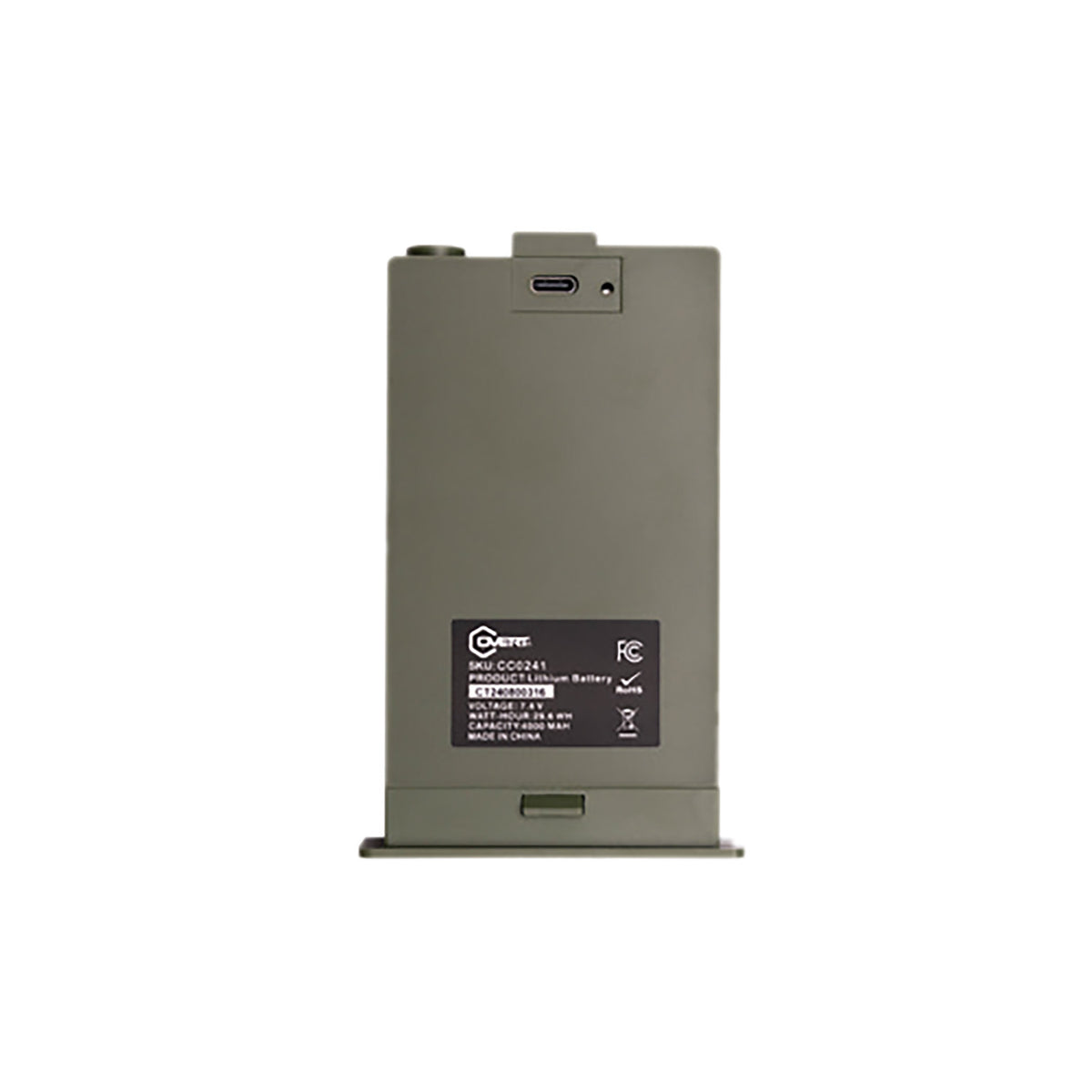 COVERT CC0241  LITHIUM BATTERY PACK 4000MA