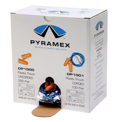 PYRA DP1000      EARPLUG BIN 200PAIR/BOX NRR 32DB