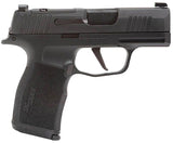 SIG 365X9BXR3PRS        P365 9MM 3.1 12R ROM S BLK
