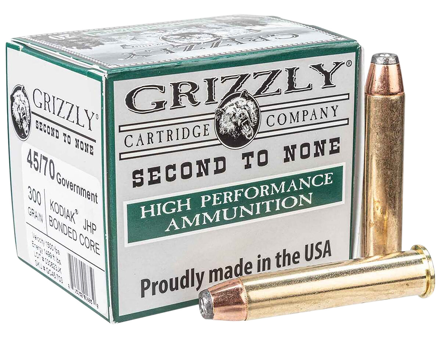GRIZZLY GC45/703    45-70    300GR JHP       20/10