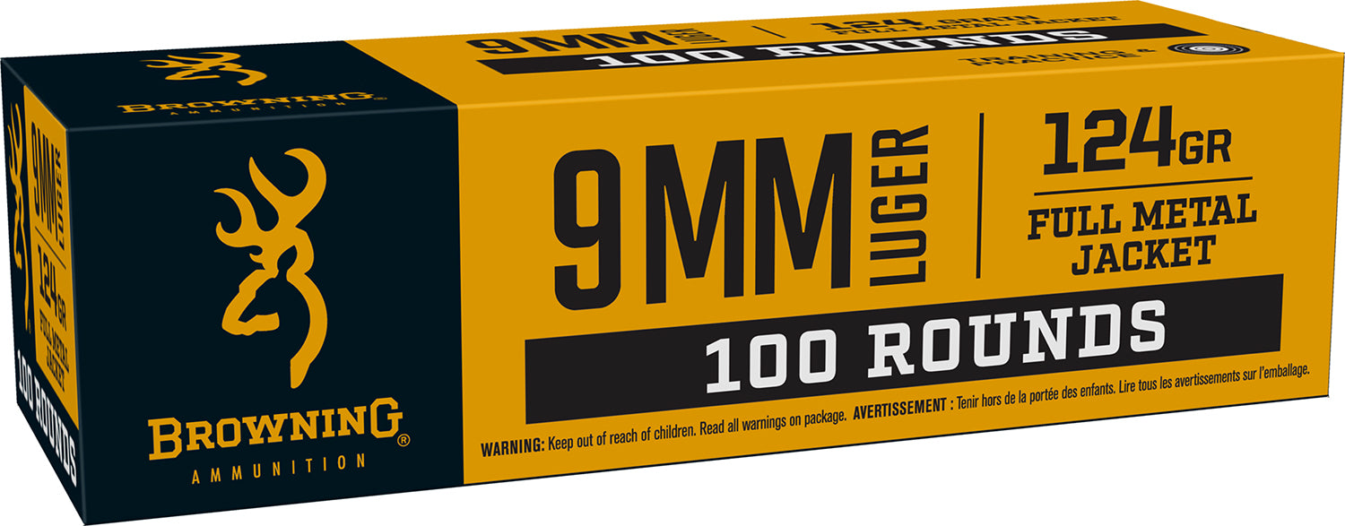 BRNA B9MM124VP     9MM    124 FMJ VALUE PK  100/10