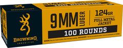 BRNA B9MM124VP     9MM    124 FMJ VALUE PK  100/10