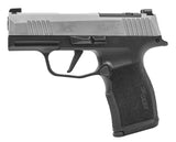 SIG 365X9SXR3P          P365 9MM 3.1 12R    SS/BLK