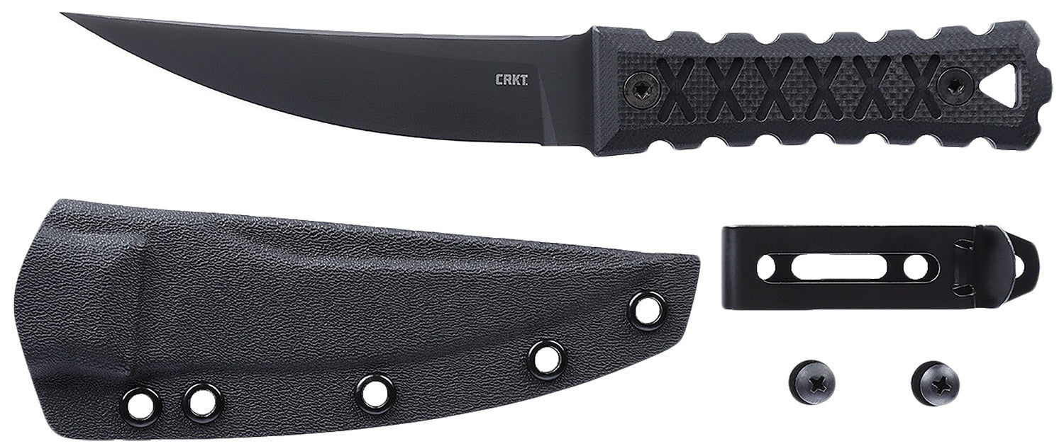 CRKT 2924     HZ4 W/SHEATH          FXD 4.76 BLK