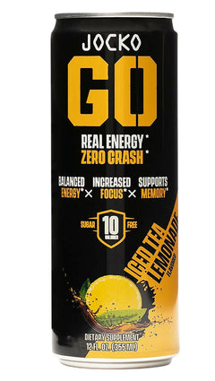 JOCKO 29002 GO RTD ICED TEA LEMONADE   ENERGY 12PK