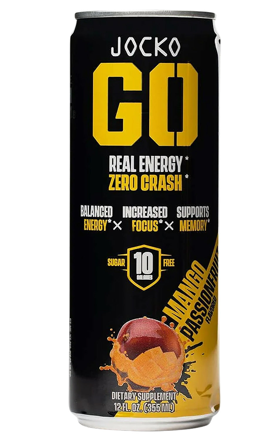JOCKO 29046 GO RTD MANGO PASSIONFRUIT  ENERGY 12PK