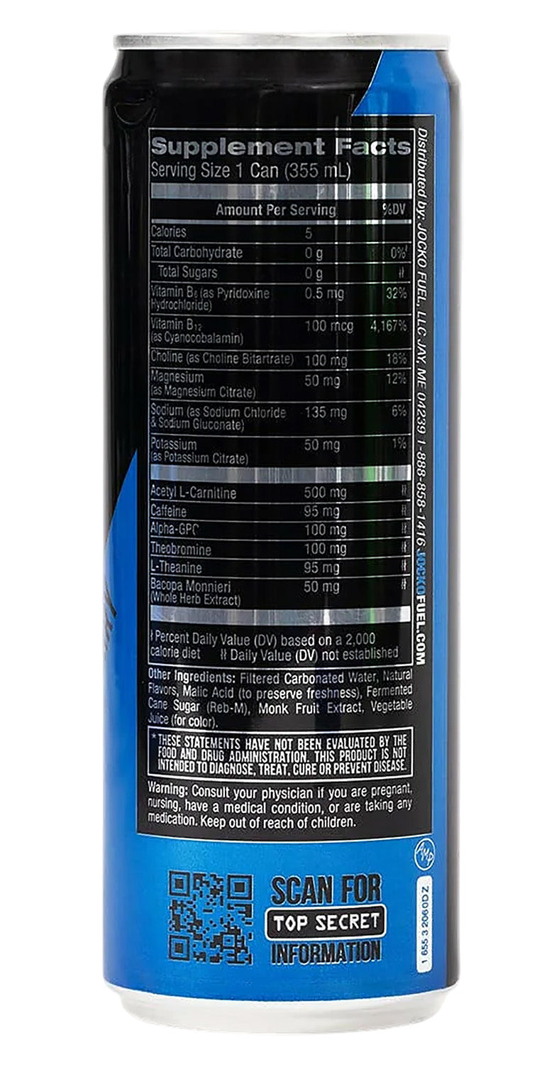 JOCKO 29119 GO RTD BLUE RASPBERRY      ENERGY 12PK