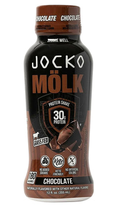 JOCKO 29092 MOLK RTD CHOCOLATE        PROTEIN 12PK