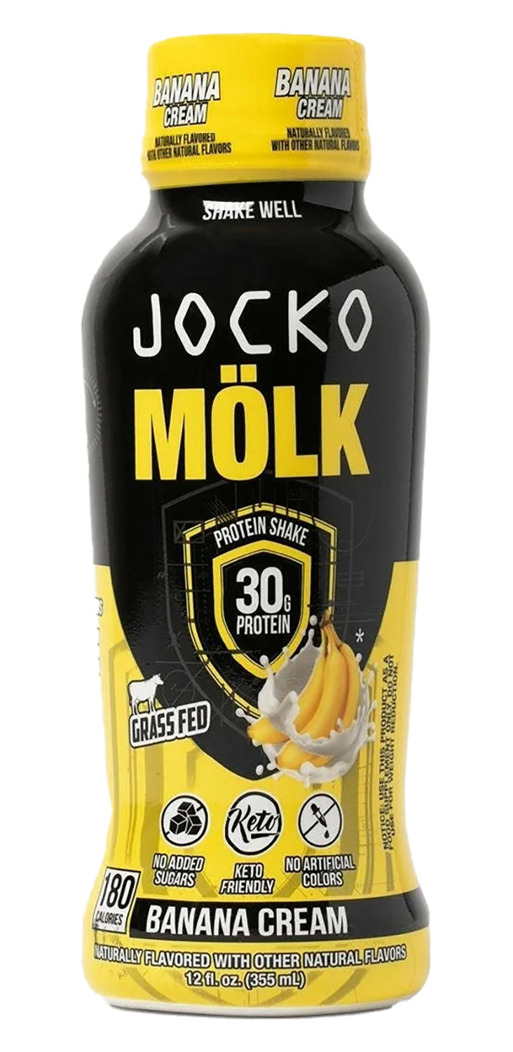 JOCKO 29090 MOLK RTD BANANA           PROTEIN 12PK