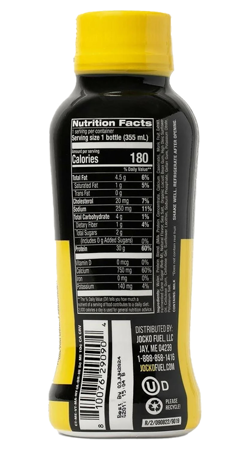 JOCKO 29090 MOLK RTD BANANA           PROTEIN 12PK