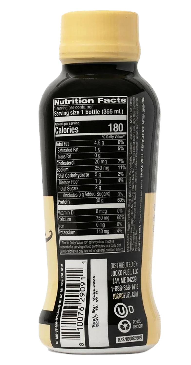 JOCKO 29091 MOLK RTD VANILLA          PROTEIN 12PK
