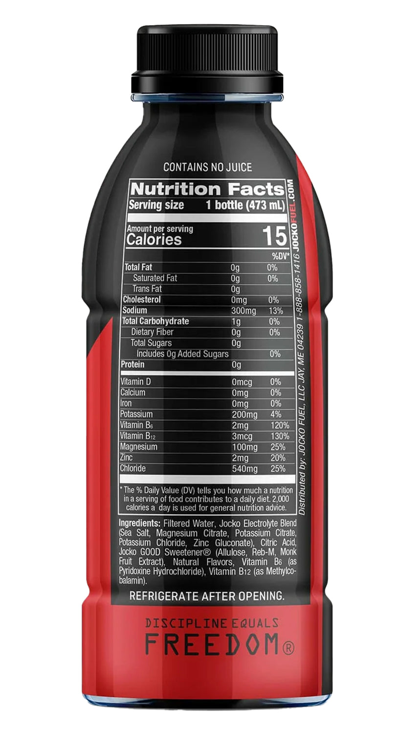 JOCKO 29753 HYDRATE RTD FRUIT PUNCH   HYDRATE 12PK