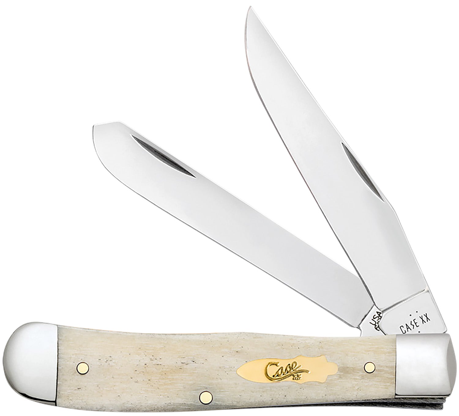 CASE 11020 SMOOTH NATURAL BONE TRAPPER