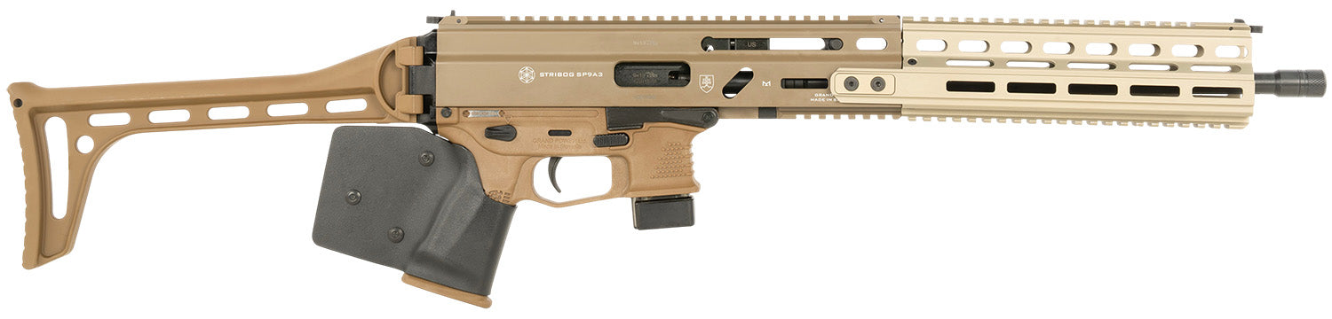 GP 810091158173   STRIBOG SP9A3  9MM RFL *CA*  FDE
