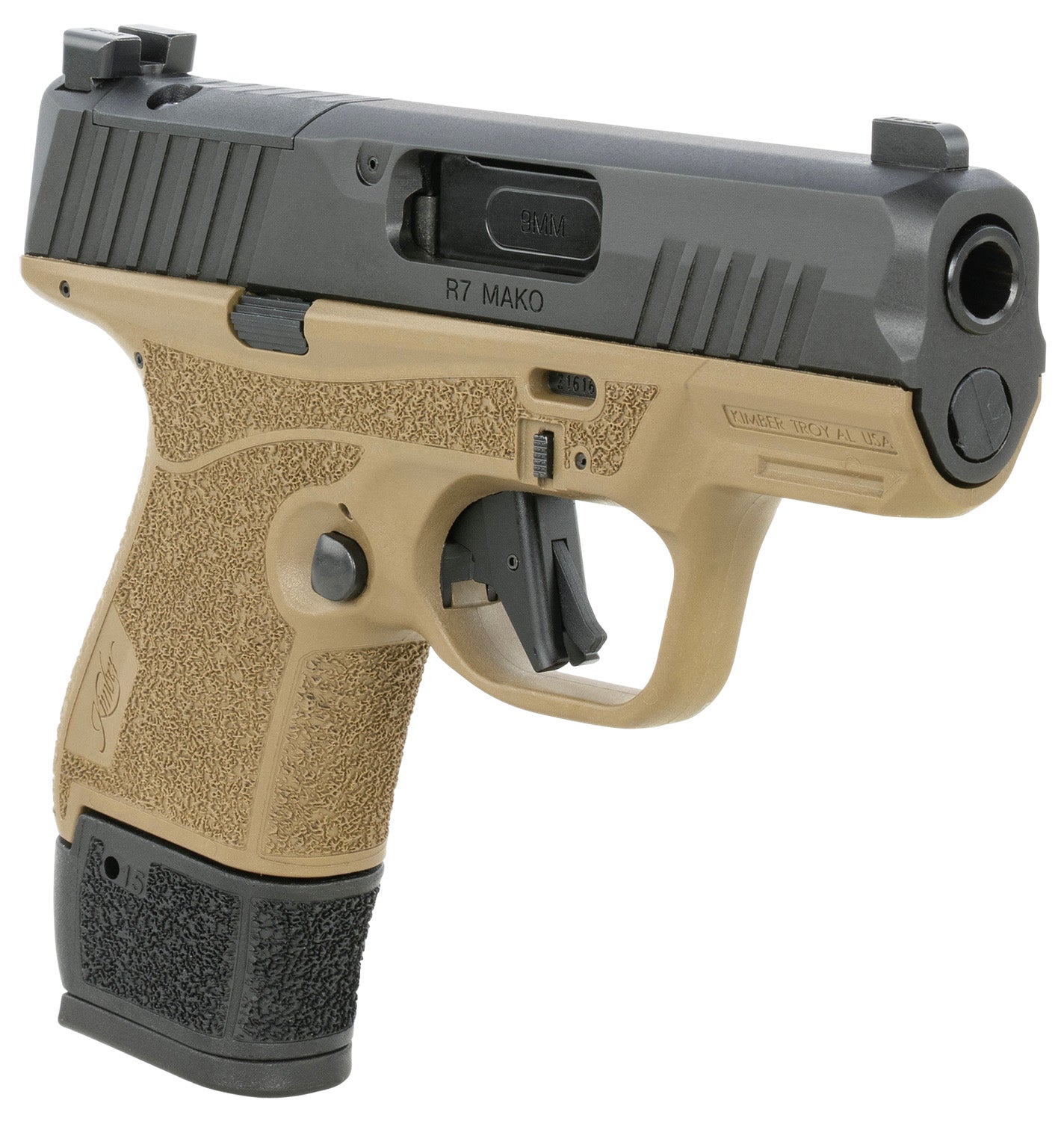 KIMBER 3800040 R7 MAKO FDE (OR)  9MM 11/15R